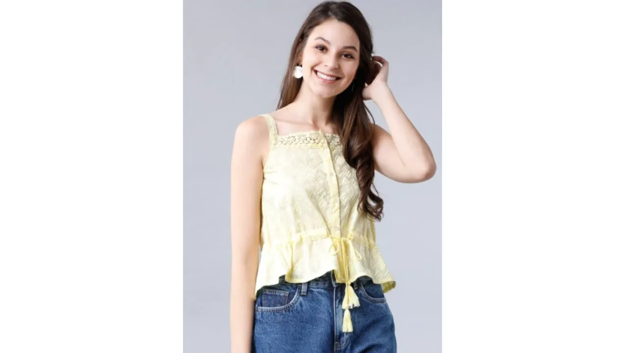 Cinched Waist Top