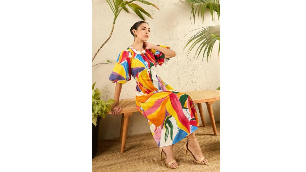 Cotton Midi Dress